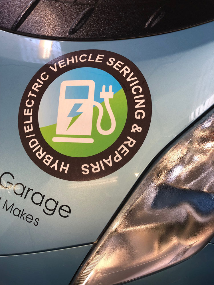 electric vehicle badge